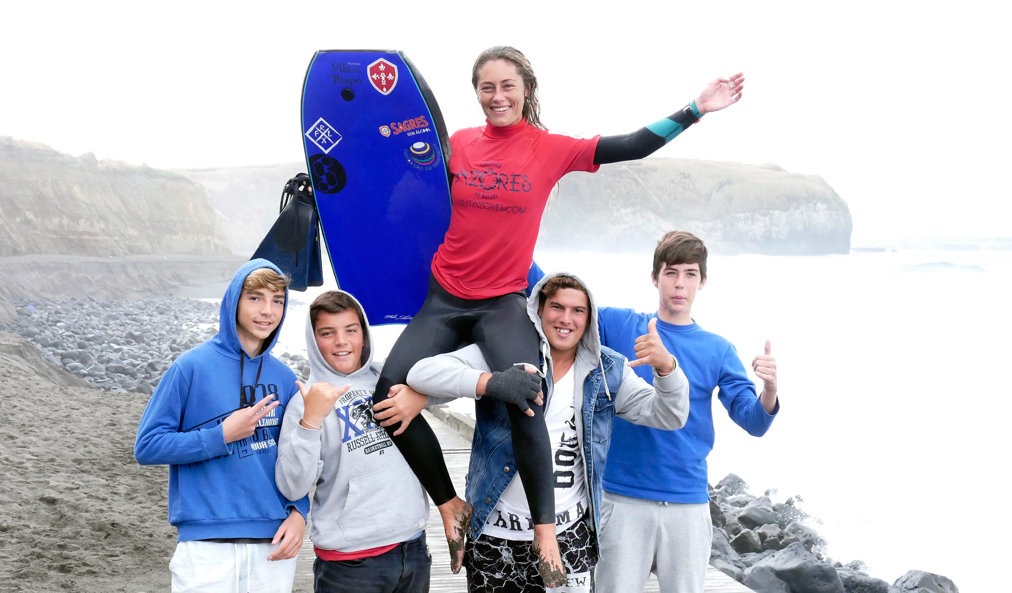 Sul Informação - Joana Schenker venceu última etapa do Circuito Europeu Feminino de Bodyboard