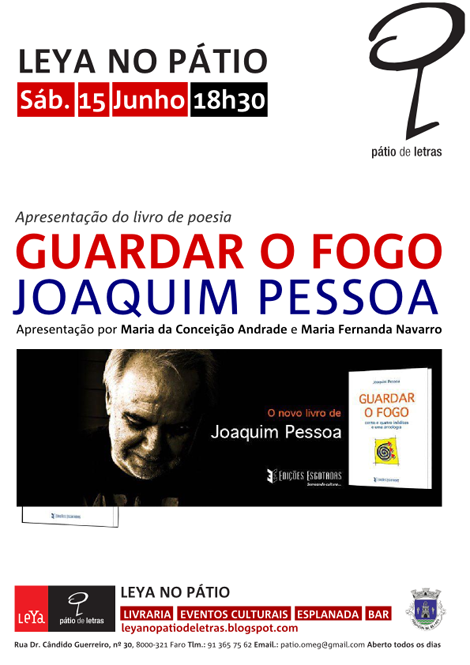Sul Informação - Poeta Joaquim Pessoa apresenta o mais recente livro na Leya no Pátio