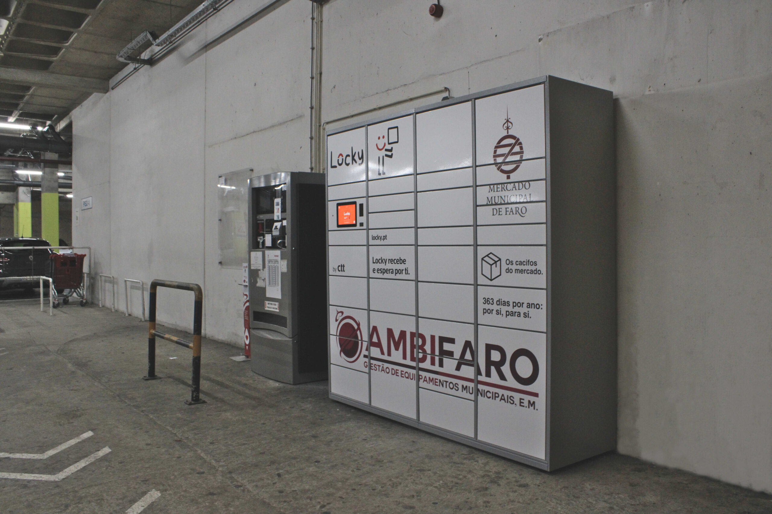Sul Informação - Mercado de Faro já tem cacifos para compras online