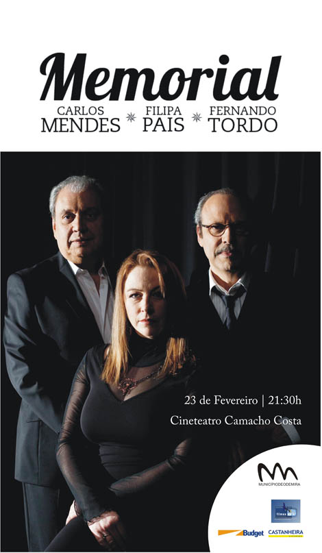 Sul Informação - Fernando Tordo, Carlos Mendes e Filipa Pais apresentam «Memorial» em Odemira