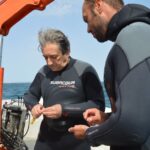 Sul Informação - Ministro do Mar mergulhou no «primeiro viveiro de amêijoas em mar aberto do mundo»