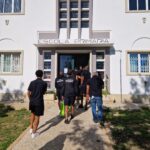 Sul Informação - Jogadores do Moncarapachense foram à escola entregar prendas solidárias