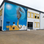 Sul Informação - Escola de Olhão ganha mural para ajudar a salvar os cavalos marinhos
