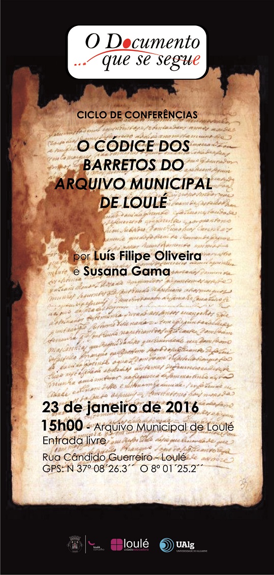 Sul Informação - “O Códice dos Barretos do Arquivo Municipal de Loulé” motiva conferência