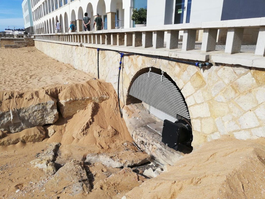 Sul Informação - Começaram obras para evitar inundações junto ao Inatel de Albufeira [com fotos]