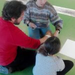 Sul Informação - Pais e filhos de Montemor-o-Novo aprenderam a desenhar com o corpo