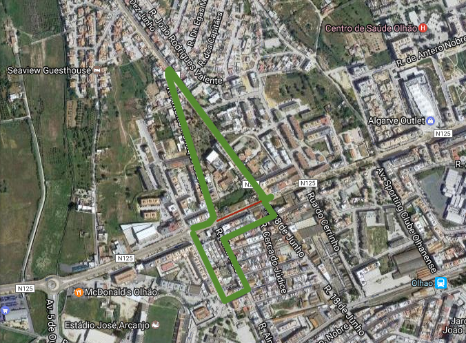 Sul Informação - Olhão: Rotura na rede de abastecimento de água desvia trânsito da Av. D João VI
