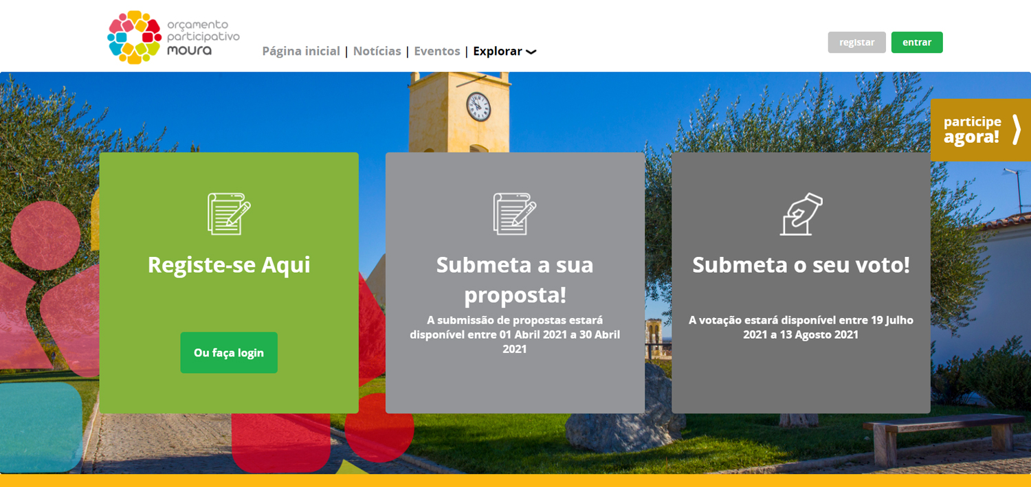 Sul Informação - Moura lançou novo portal do Orçamento Participativo
