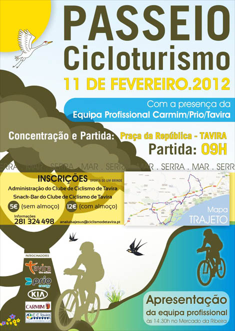 Sul Informação - Clube de Ciclismo de Tavira promove Passeio de Cicloturismo e apresenta equipa profissional