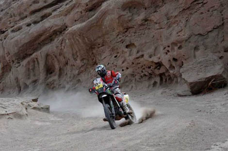 Sul Informação - Dakar: Ruben Faria foi melhor motard português na 5ª etapa ganha por Despres