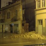 Sul Informação - Queda de fachada em Olhão causou danos de «milhares de euros» no prédio em frente (com fotos)