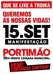Sul Informação - Algarve participa nas manifestações «Que se lixe a Troika» que alastram pelo país