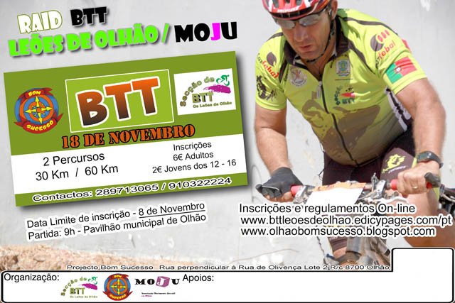 Sul Informação - Raid de BTT de Olhão rola no domingo com mais de 360 inscritos