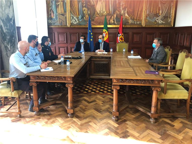 Sul Informação - Autarca de Beja e comandante da GNR estiveram reunidos