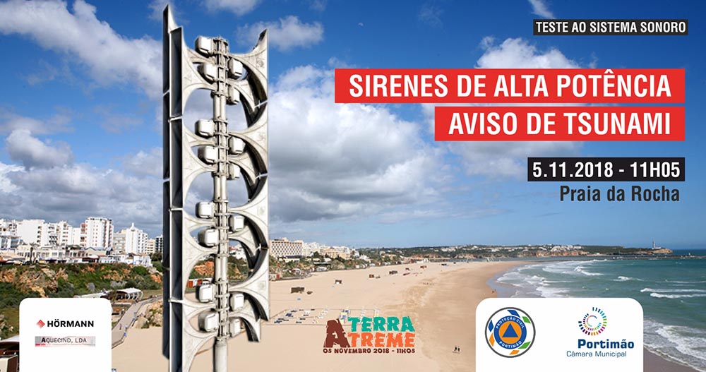 Sul Informação - Portimão testa Sirene de Aviso de Tsunami durante exercício “A Terra Treme”