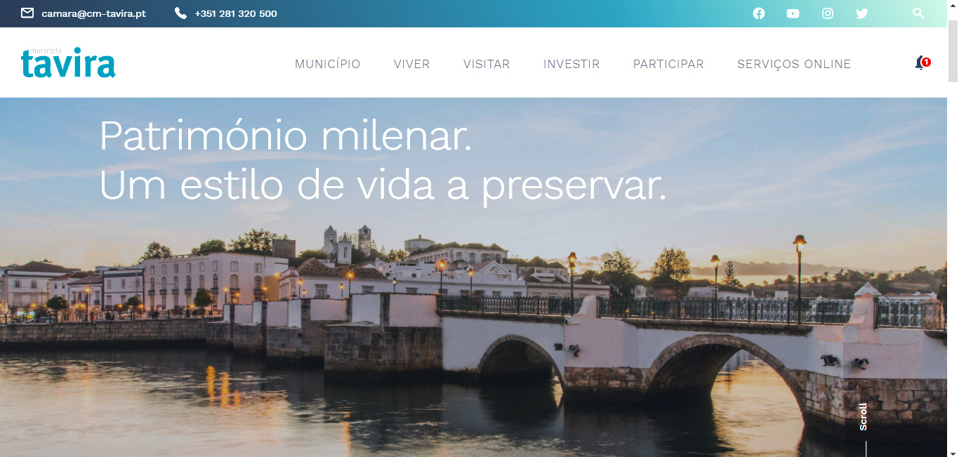 Sul Informação - Câmara de Tavira tem um novo site
