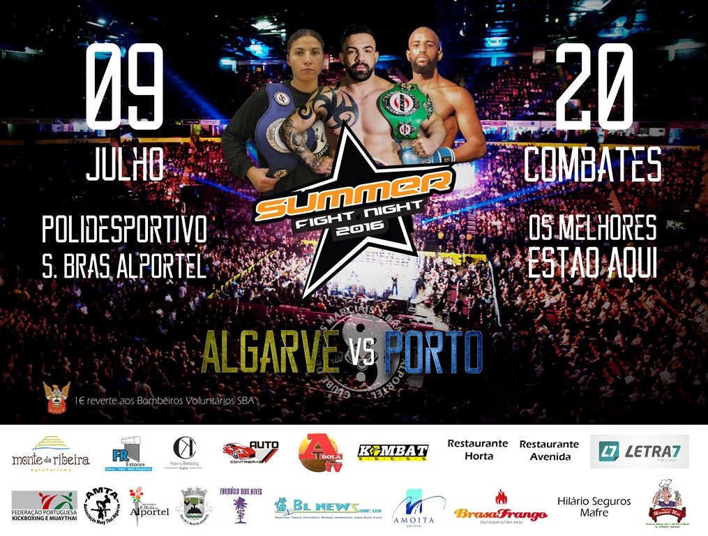 Sul Informação - Algarve luta contra o Porto na Summer Fight Night de São Brás de Alportel