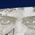 Sul Informação - Mundo de Lídia Jorge na fachada da Biblioteca de Albufeira pela mão de Vhils