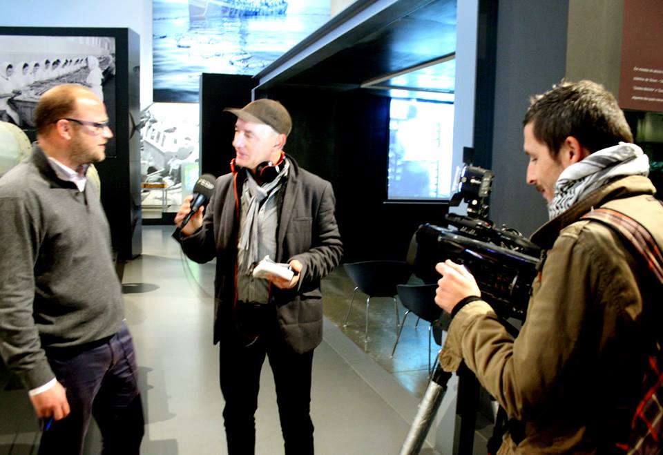 Sul Informação - Televisão da Bélgica filma programa no Museu de Portimão