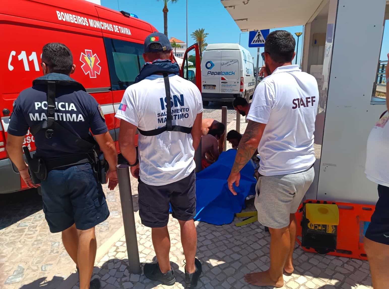 Sul Informação - Inglês de 75 anos salvo na praia da Ilha de Cabanas de Tavira