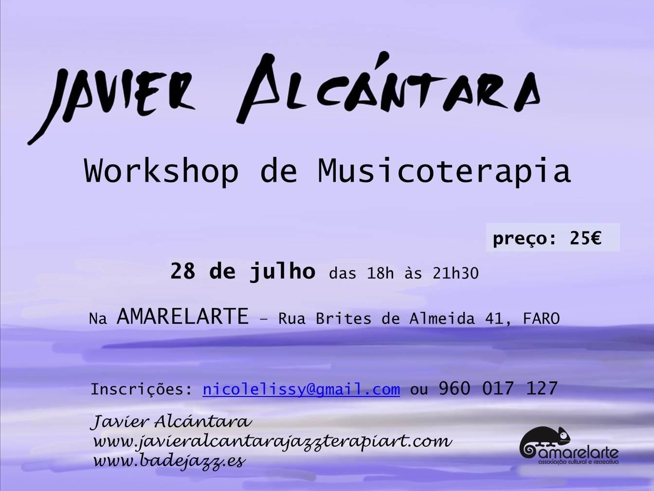 Sul Informação - Javier Alcántara dá workshop e concerto em Faro