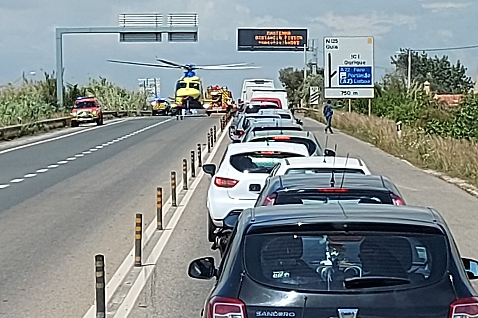 Sul Informação - Ciclista ferido com gravidade em colisão com automóvel na EN125