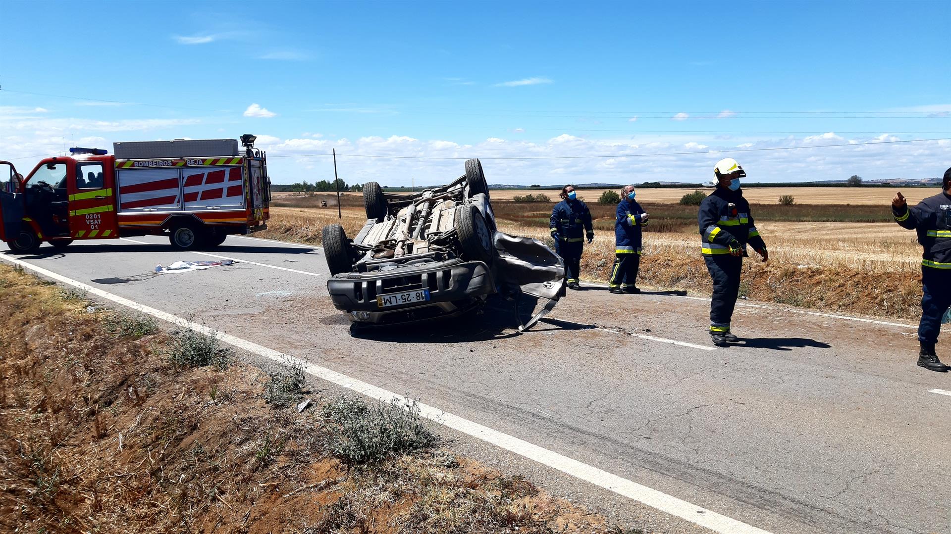 Sul Informação - Dois mortos em despiste de carro na EN18 em Beja