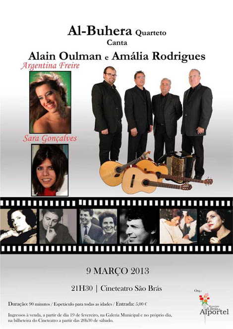 Sul Informação - Al-Buhera Quarteto canta Alain Oulman e Amália Rodrigues em São Brás de Alportel