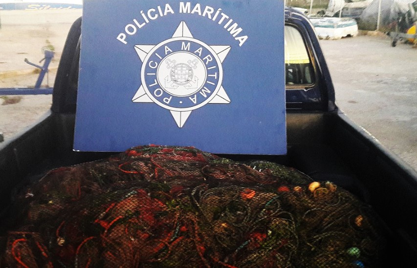 Sul Informação - Rede de pesca com 400 metros apreendida na Ria Formosa