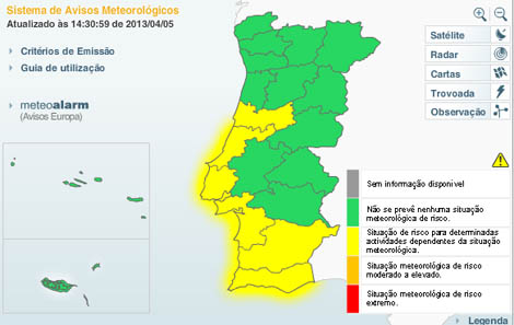 Sul Informação - Algarve e Costa Alentejana sob Aviso Amarelo devido à agitação marítima e vento forte