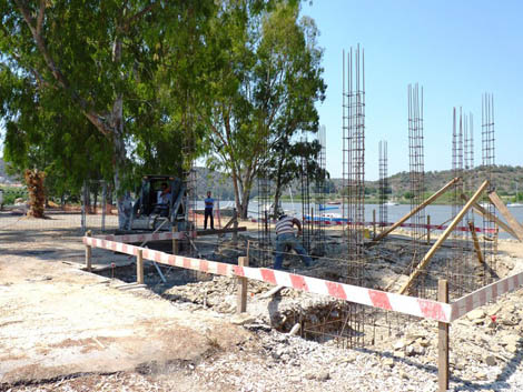 Sul Informação - Cais de Laranjeiras já está em construção à beira do Guadiana