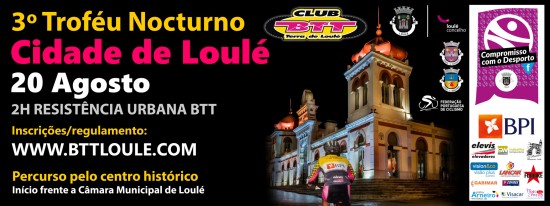 Sul Informação - Centro histórico de Loulé acolhe o 3º Troféu Noturno de BTT