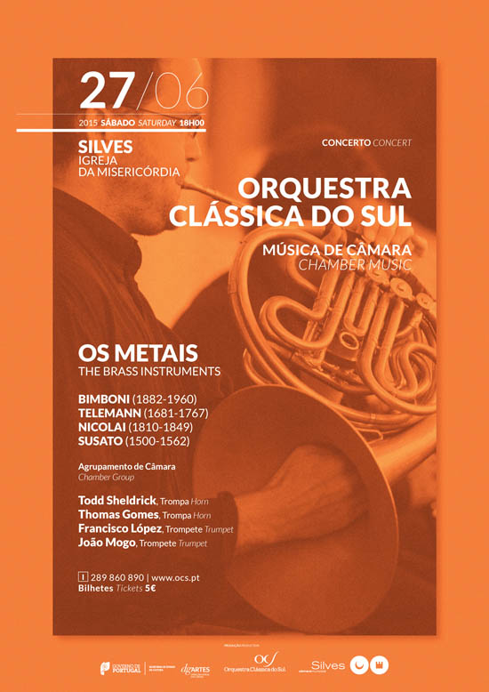 Sul Informação - Orquestra Clássica do Sul apresenta «Os Metais» na Igreja da Misericórdia de Silves