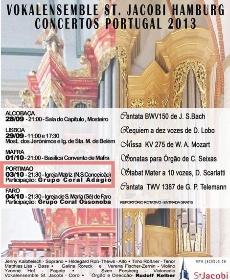 Sul Informação - Ensemble Vocal de Hamburgo canta na Igreja de Portimão e na Sé de Faro