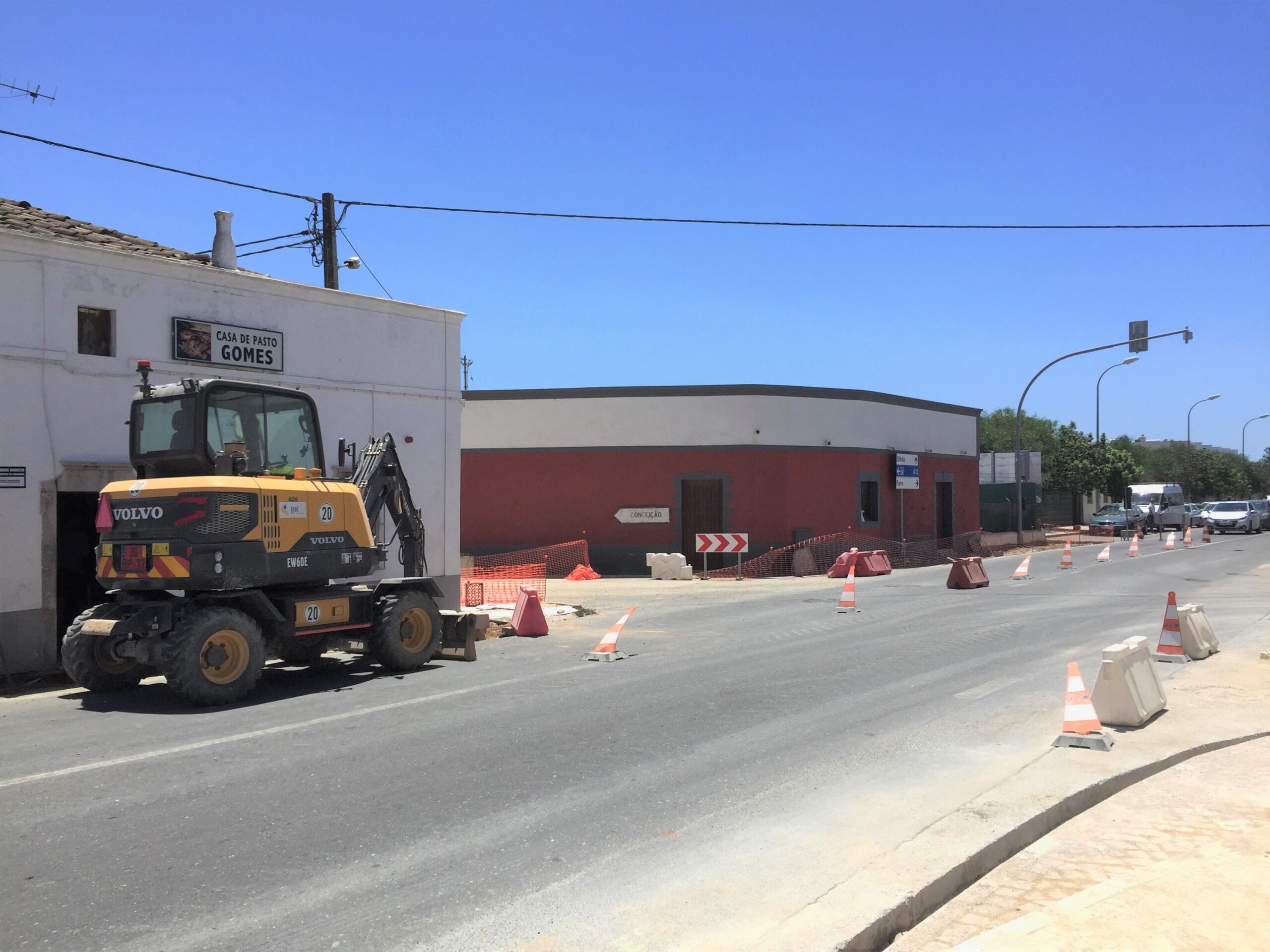 Sul Informação - Faro: Cruzamento do Chelote está em obras para eliminar «ponto negro rodoviário»