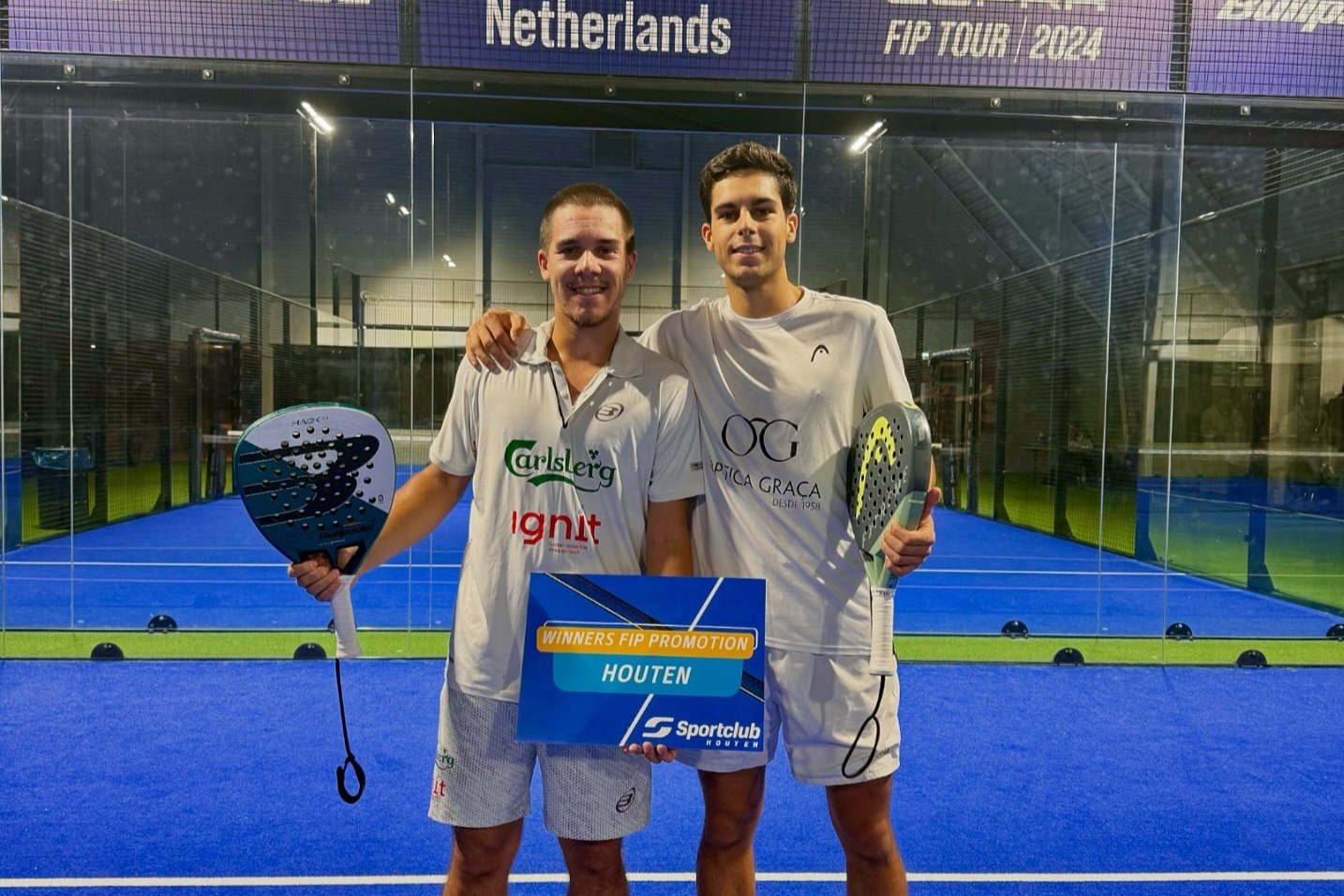 Sul Informação - Algarvio Pedro Graça vence torneio de padel nos Países Baixos