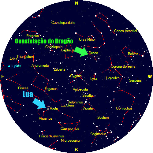 Sul Informação - Dracónidas: Chuva de meteoros atinge o pico na noite deste sábado