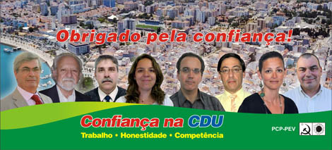 Sul Informação - CDU de Portimão considera que «objetivos foram atingidos» com mais votos e um vereador