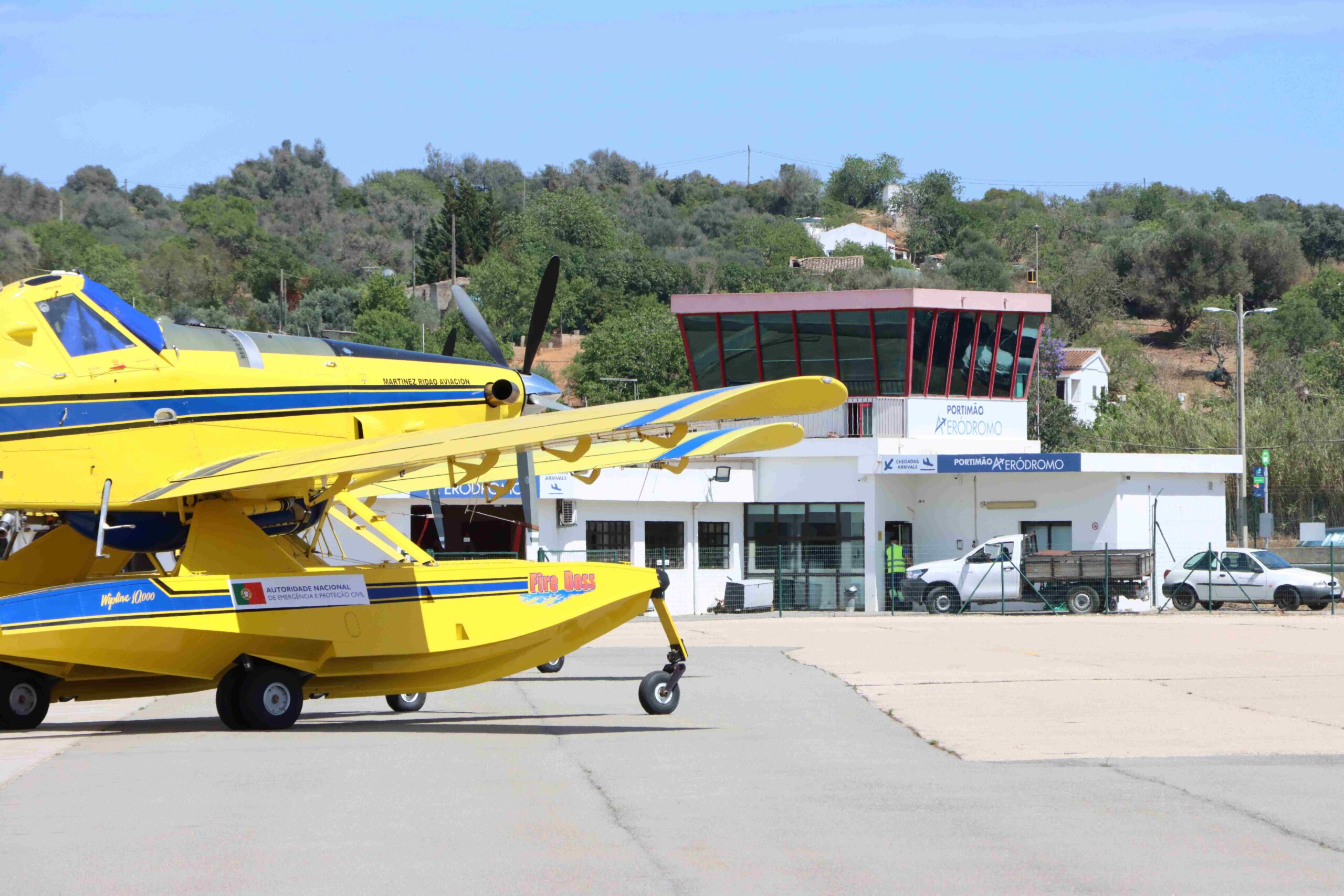 Sul Informação - Proteção Civil simula queda de avião para testar Plano de Intervenção do Aeródromo de Portimão