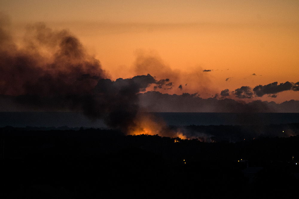 Sul Informação - Incêndio na Quinta do Lago está a consumir mato «no limite da zona urbanizada»