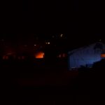 Sul Informação - Incêndio destrói armazém de materiais de construção em Santa Bárbara de Nexe (com fotos)