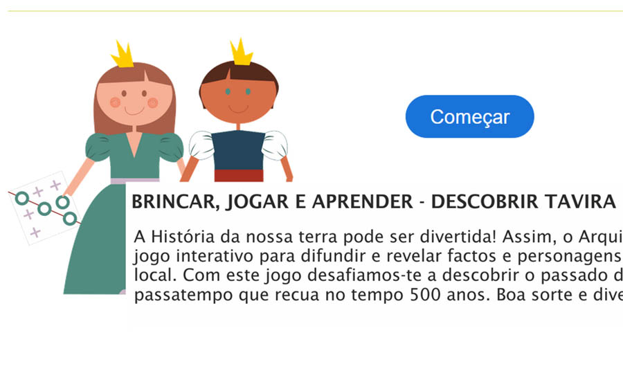 Sul Informação - Arquivo Municipal de Tavira lança jogo interativo sobre a história local