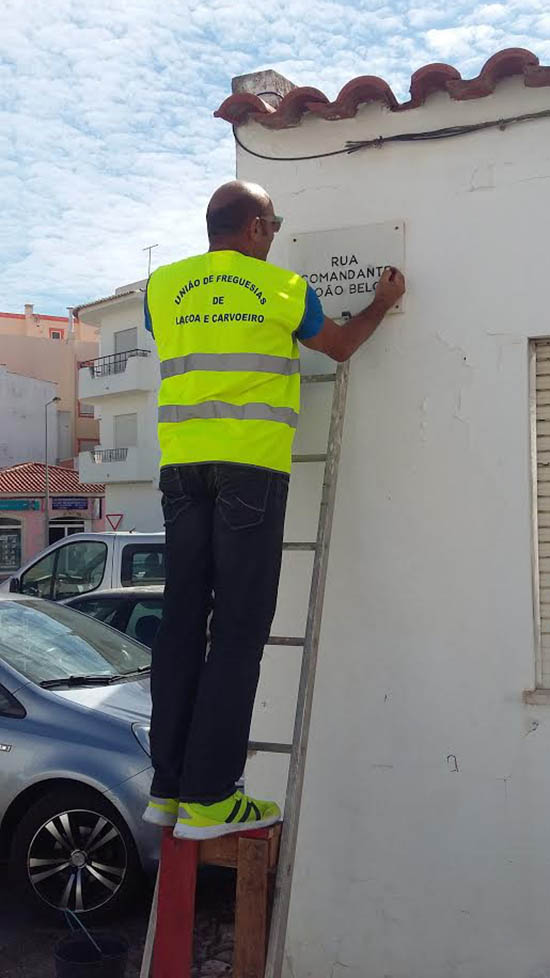 Sul Informação - Lagoa recupera placas toponímicas