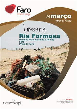 Sul Informação - Barrinha, Farol, Praia de Faro e Doca vão ser limpos por voluntários no dia 24
