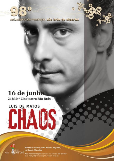 Sul Informação - Luis de Matos liberta a magia do “Chaos” no Cineteatro São Brás