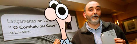 Sul Informação - Cartoonista Luís Afonso apresenta «O Comboio das Cinco» na Biblioteca de Silves