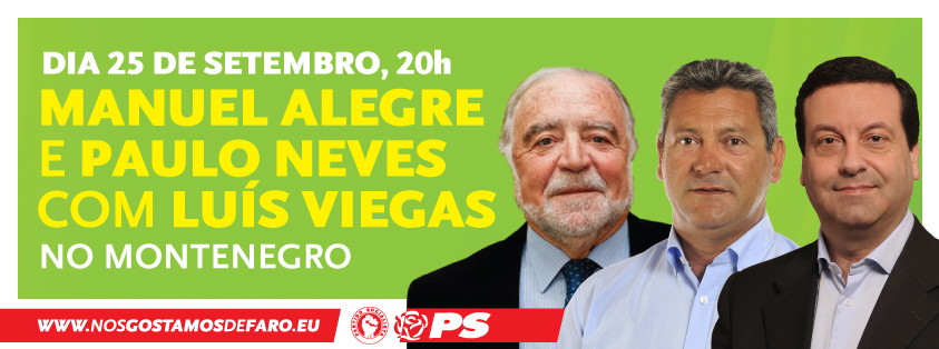 Sul Informação - Manuel Alegre amanhã em Faro para apoiar Paulo Neves