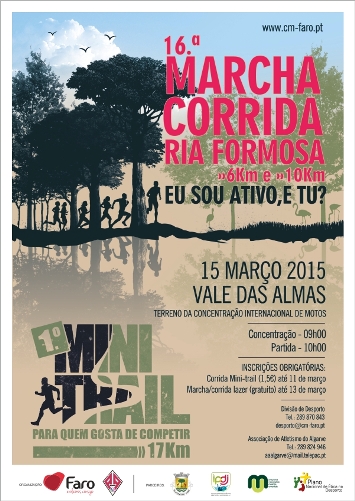 Sul Informação - Faro promove marcha-corrida e mini trail junto da Ria Formosa
