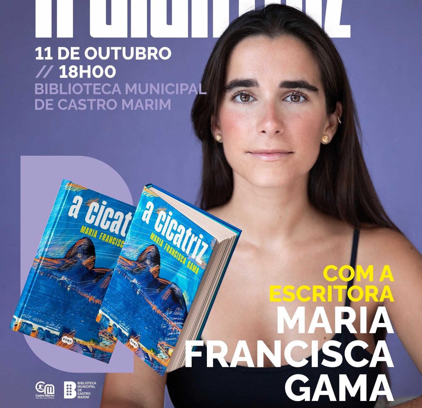 Sul Informação - Maria Francisca Gama apresenta “A Cicatriz” na Biblioteca de Castro Marim
