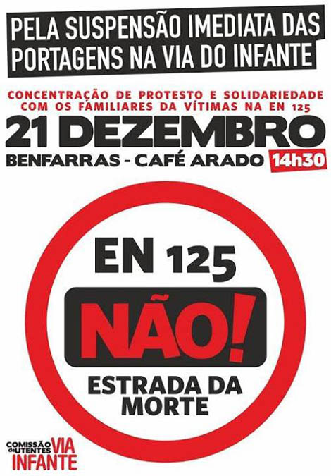 Sul Informação - CUVI promove concentração nas Benfarras de solidariedade com familiares das vítimas da EN125
